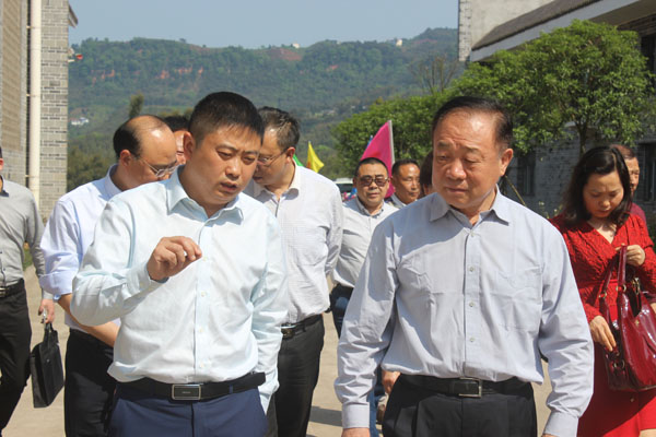 民建中央副主席赴宜賓調(diào)研，并參觀宜賓安寧酒